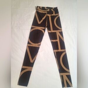 TOTEME high-waisted monogram leggings